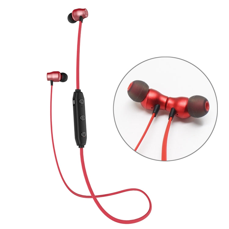 XRM-X5 Sports IPX4 Waterproof Magnetic Earbuds Wireless Bluetooth V4.1 Stereo In-ear Headset, For iPhone, Samsung, Huawei, Xiaomi, HTC and Other Smartphones(Red) - Bluetooth Earphone by PMC TechLife | Online Shopping South Africa | PMC TechLife