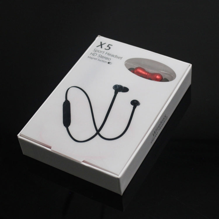 XRM-X5 Sports IPX4 Waterproof Magnetic Earbuds Wireless Bluetooth V4.1 Stereo In-ear Headset, For iPhone, Samsung, Huawei, Xiaomi, HTC and Other Smartphones(Red) - Bluetooth Earphone by PMC TechLife | Online Shopping South Africa | PMC TechLife