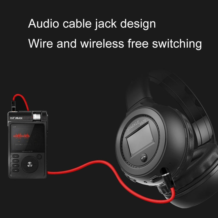 ZEALOT B570 Stereo Wired Wireless Bluetooth Subwoofer Headset with LED Color Screen Design & HD Microphone & FM, For Mobile Phones & Tablets & Laptops, Support 32GB TF Card Maximum(Brown) - Headset & Headphone by ZEALOT | Online Shopping South Africa | PMC TechLife | Buy Now Pay Later Mobicred