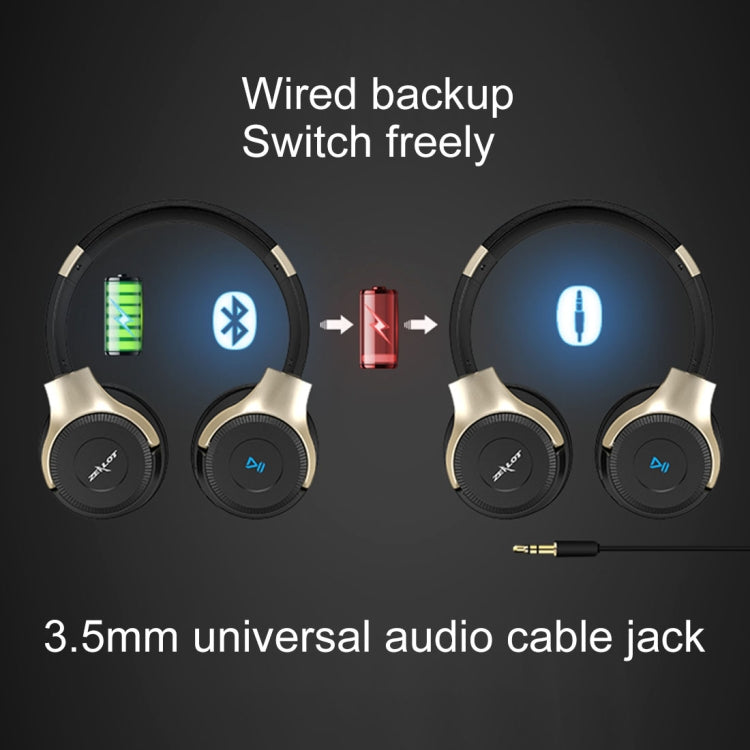 ZEALOT B26T Stereo Wired Wireless Bluetooth 4.0 Subwoofer Headset with 3.5mm Universal Audio Cable Jack & HD Microphone, For Mobile Phones & Tablets & Laptops, Support 32GB TF Card Maximum(Silver) - free shipping - PMC TechLife - Order now!