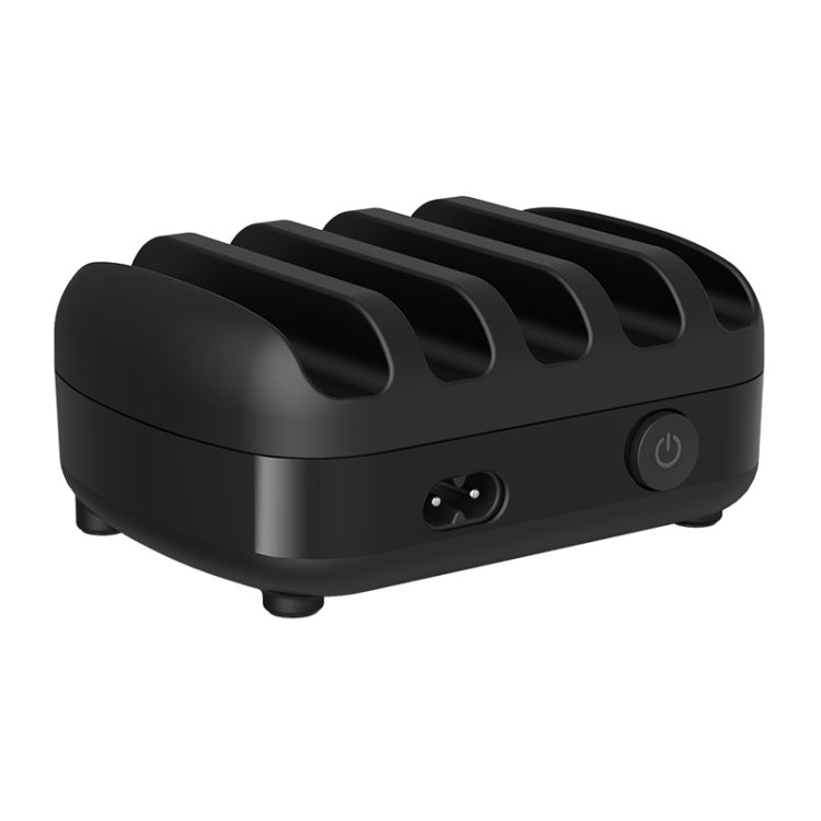 ORICO DUK-5P 40W 5 USB Ports Smart Charging Station with Phone & Tablet Stand(Black) - Multifunction Charger by ORICO | Online Shopping South Africa | PMC TechLife | Buy Now Pay Later Mobicred