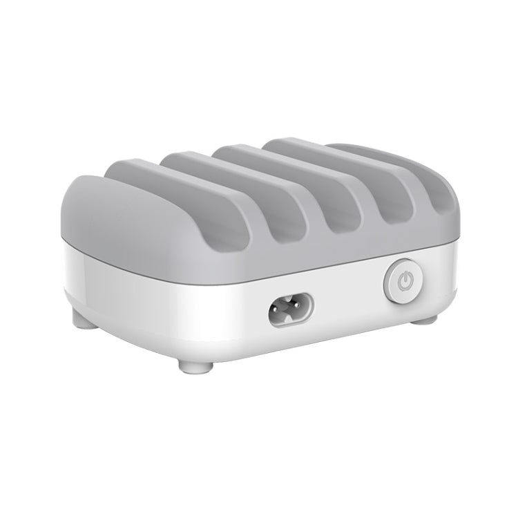 ORICO DUK-5P 40W 5 USB Ports Smart Charging Station with Phone & Tablet Stand(White) - free shipping - PMC TechLife - Order now!