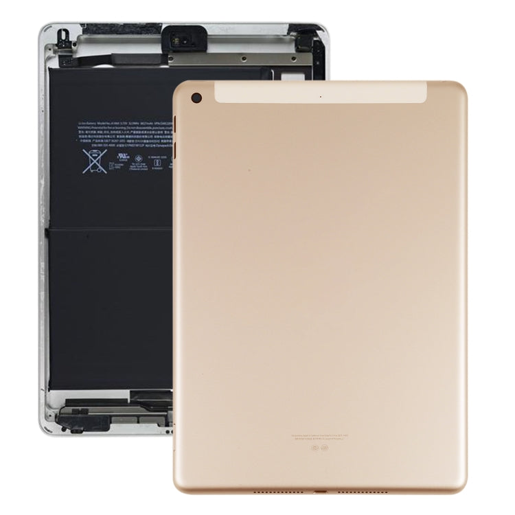 Battery Back Housing Cover for iPad 9.7 inch (2017) A1823 (4G Version)(Gold) - iPad Parts by PMC TechLife | Online Shopping South Africa | PMC TechLife