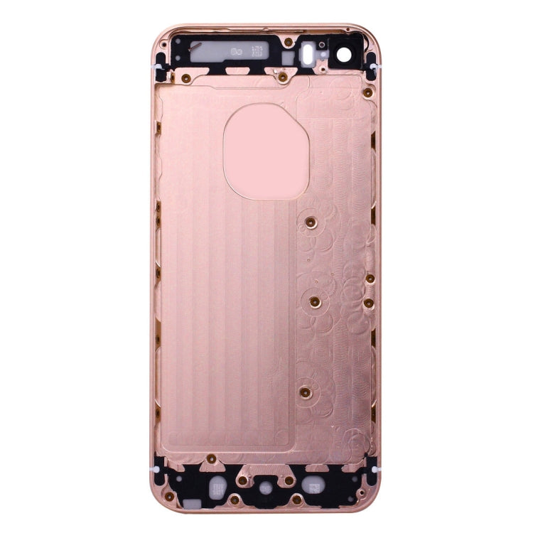 5 in 1 for iPhone SE Original (Back Cover + Card Tray + Volume Control Key + Power Button + Mute Switch Vibrator Key) Full Assembly Housing Cover(Rose Gold) - SE 1st Generation Parts by PMC TechLife | Online Shopping South Africa | PMC TechLife