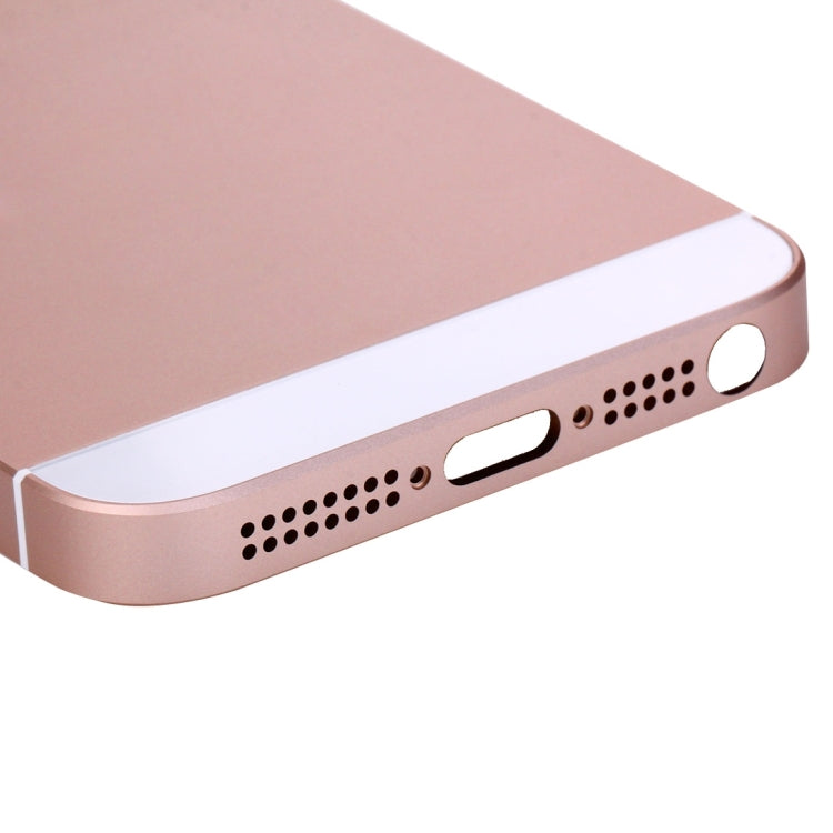 5 in 1 for iPhone SE Original (Back Cover + Card Tray + Volume Control Key + Power Button + Mute Switch Vibrator Key) Full Assembly Housing Cover(Rose Gold) - SE 1st Generation Parts by PMC TechLife | Online Shopping South Africa | PMC TechLife