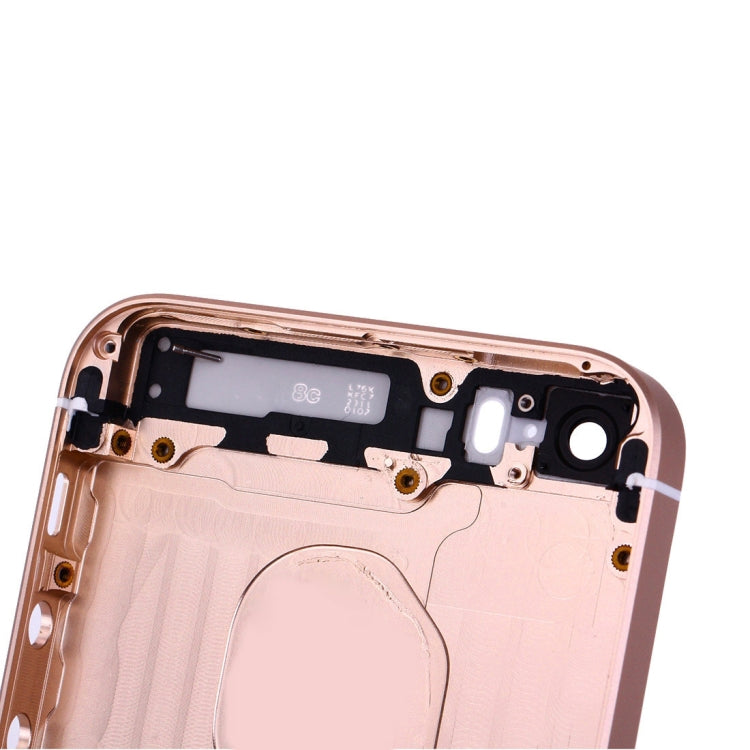 5 in 1 for iPhone SE Original (Back Cover + Card Tray + Volume Control Key + Power Button + Mute Switch Vibrator Key) Full Assembly Housing Cover(Rose Gold) - SE 1st Generation Parts by PMC TechLife | Online Shopping South Africa | PMC TechLife