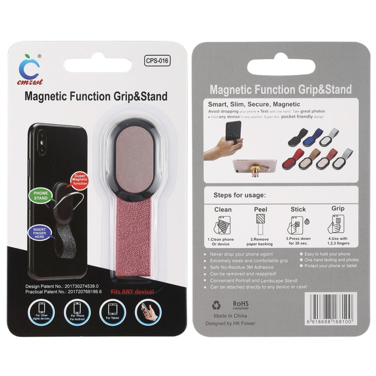 CPS-016 Universal Finger Strap Grip Self Holder Mobile Phone Stand(Rose Gold) - Ring Holder by PMC TechLife | Online Shopping South Africa | PMC TechLife