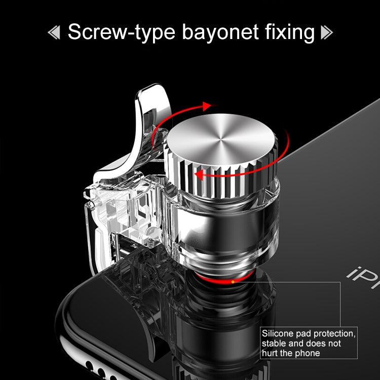 R11 Press Eat Chicken Mobile Phone Trigger Shooting Controller Button Handle (Transparent) - Handle Shooter by PMC TechLife | Online Shopping South Africa | PMC TechLife