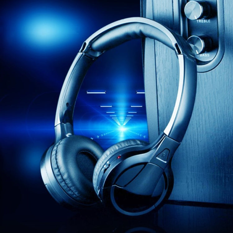 LPT03 Headset Wireless Infrared Dual/Single Channel Earphone (Black) - Headset & Headphone by PMC TechLife | Online Shopping South Africa | PMC TechLife