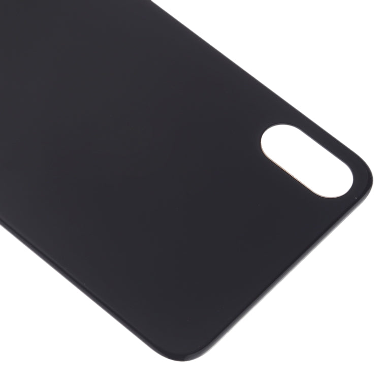 Easy Replacement Big Camera Hole Glass Back Battery Cover with Adhesive for iPhone XS Max(Black) - Back Cover by PMC TechLife | Online Shopping South Africa | PMC TechLife | Buy Now Pay Later Mobicred