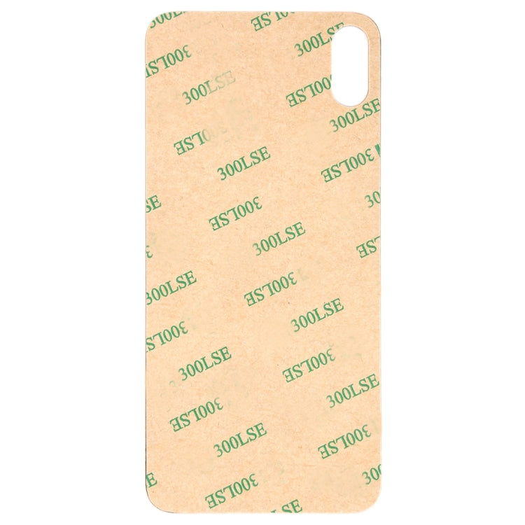 Easy Replacement Big Camera Hole Glass Back Battery Cover with Adhesive for iPhone XS Max(White) - Back Cover by PMC TechLife | Online Shopping South Africa | PMC TechLife