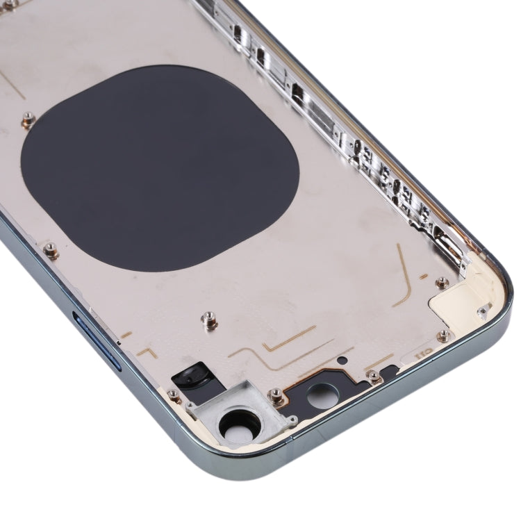 Electroplated Frame Back Housing Cover with Appearance Imitation of iP13 Pro for iPhone XR(Green) - Back Cover by PMC TechLife | Online Shopping South Africa | PMC TechLife | Buy Now Pay Later Mobicred