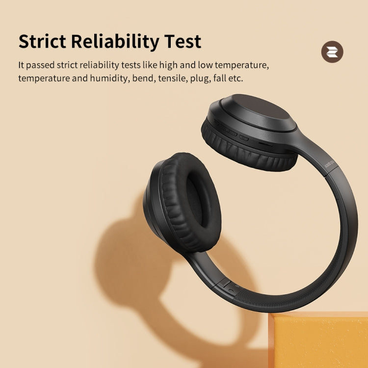 ROCK Space O2 HiFi Bluetooth 5.0 Wireless Headset with Mic, Support TF Card(Black) - free shipping - PMC TechLife - Order now!