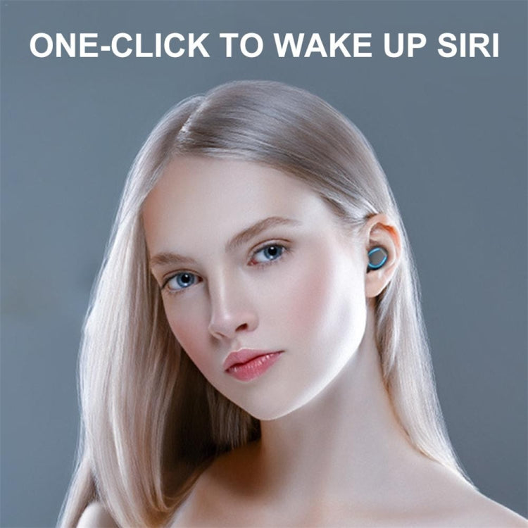 F9-5 Intelligent Noise Cancelling Touch Bluetooth Earphone with Charging Box, Supports Three-screen LED Power Display & HD Call & Power Bank & Siri(White) - Bluetooth Earphone by PMC TechLife | Online Shopping South Africa | PMC TechLife