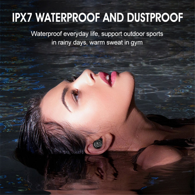 F9-5 Intelligent Noise Cancelling Touch Bluetooth Earphone with Charging Box, Supports Three-screen LED Power Display & HD Call & Power Bank & Siri(White) - Bluetooth Earphone by PMC TechLife | Online Shopping South Africa | PMC TechLife