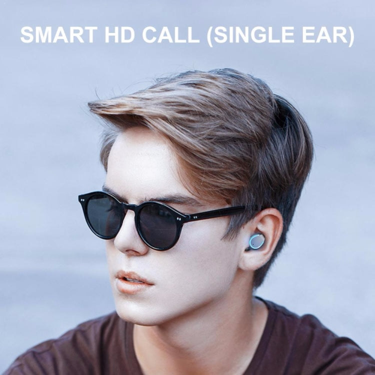 F9-5 Intelligent Noise Cancelling Touch Bluetooth Earphone with Charging Box, Supports Three-screen LED Power Display & HD Call & Power Bank & Siri(White) - Bluetooth Earphone by PMC TechLife | Online Shopping South Africa | PMC TechLife