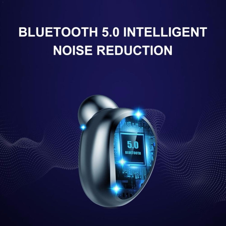 F9-5 Intelligent Noise Cancelling Touch Bluetooth Earphone with Charging Box, Supports Three-screen LED Power Display & HD Call & Power Bank & Siri(Black) - Bluetooth Earphone by PMC TechLife | Online Shopping South Africa | PMC TechLife