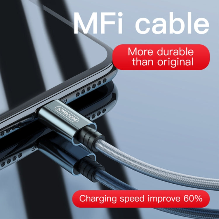 JOYROOM S-M369 Simple Series 2.4A 8 Pin Nylon Braided Data Cable, Length: 1.2m (Gold) - Multifunction Cable by JOYROOM | Online Shopping South Africa | PMC TechLife | Buy Now Pay Later Mobicred