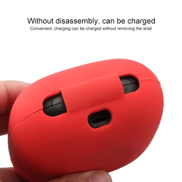 Solid Color Silicone Wireless Bluetooth Earphone Protective Case for Beats Powerbeats Pro(Light Purple) - Other Case by PMC TechLife | Online Shopping South Africa | PMC TechLife