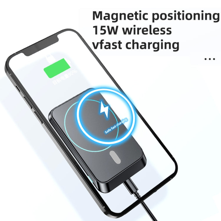 JJT-969 15W Max Output Magnetic Car Air Outlet Bracket Wireless Charger(Black) - Wireless Charger Holders by PMC TechLife | Online Shopping South Africa | PMC TechLife
