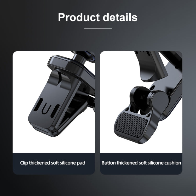 JJT-969 15W Max Output Magnetic Car Air Outlet Bracket Wireless Charger(Blue) - Wireless Charger Holders by PMC TechLife | Online Shopping South Africa | PMC TechLife