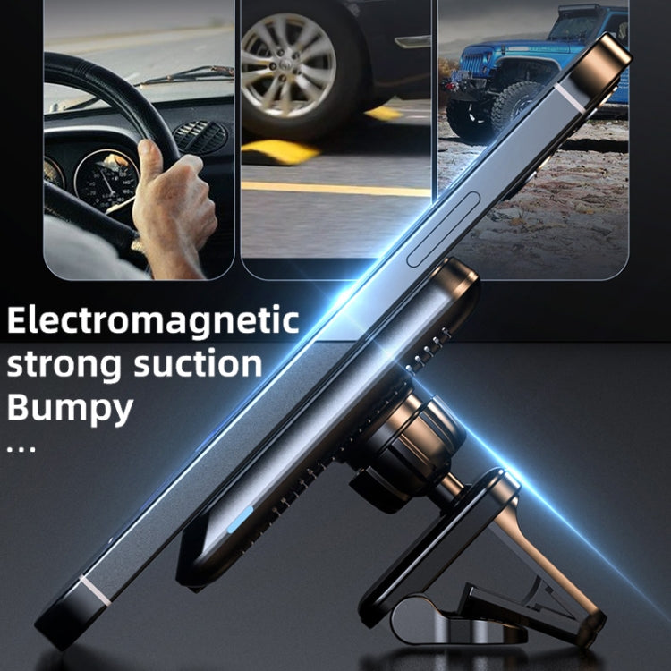 JJT-969 15W Max Output Magnetic Car Air Outlet Bracket Wireless Charger(Red) - Wireless Charger Holders by PMC TechLife | Online Shopping South Africa | PMC TechLife