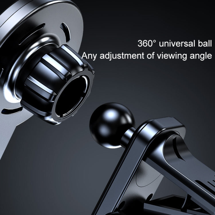 K07 15W Max Output Magnetic Car Air Outlet Bracket Wireless Charger(Black) - Wireless Charger Holders by PMC TechLife | Online Shopping South Africa | PMC TechLife