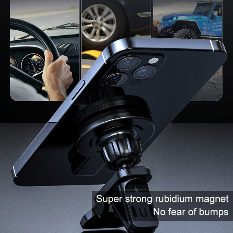K07 15W Max Output Magnetic Car Air Outlet Bracket Wireless Charger(Black) - Wireless Charger Holders by PMC TechLife | Online Shopping South Africa | PMC TechLife