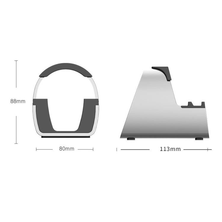 Plastic Version Universal Mobile Phones Tablet PC Desktop Bracket Live Bracket(White) - Desktop Holder by PMC TechLife | Online Shopping South Africa | PMC TechLife