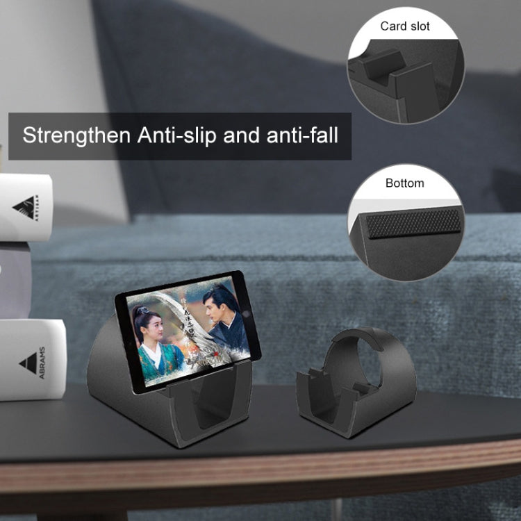 Plastic Version Universal Mobile Phones Tablet PC Desktop Bracket Live Bracket(White) - Desktop Holder by PMC TechLife | Online Shopping South Africa | PMC TechLife