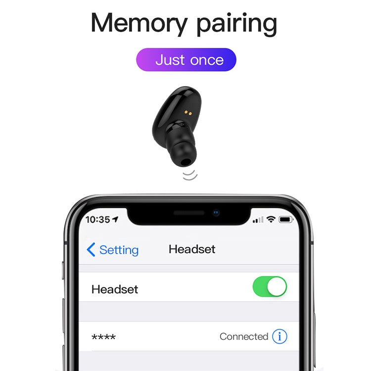 YX01 Sweatproof Bluetooth 4.1 Wireless Bluetooth Earphone with Charging Box, Support Memory Connection & HD Call(Flesh Color) - Bluetooth Earphone by PMC TechLife | Online Shopping South Africa | PMC TechLife