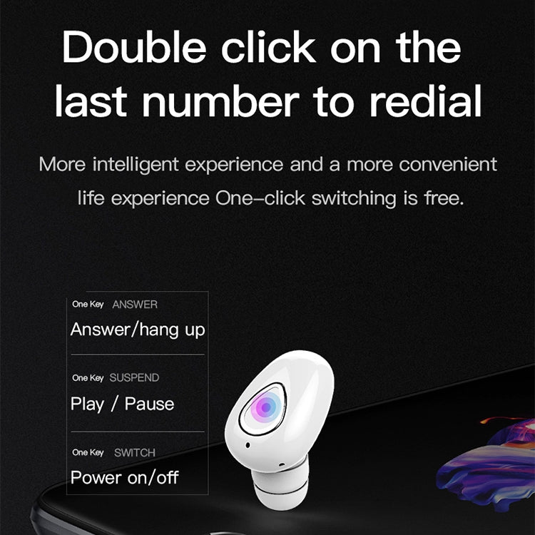 YX01 Sweatproof Bluetooth 4.1 Wireless Bluetooth Earphone with Charging Box, Support Memory Connection & HD Call(Flesh Color) - Bluetooth Earphone by PMC TechLife | Online Shopping South Africa | PMC TechLife