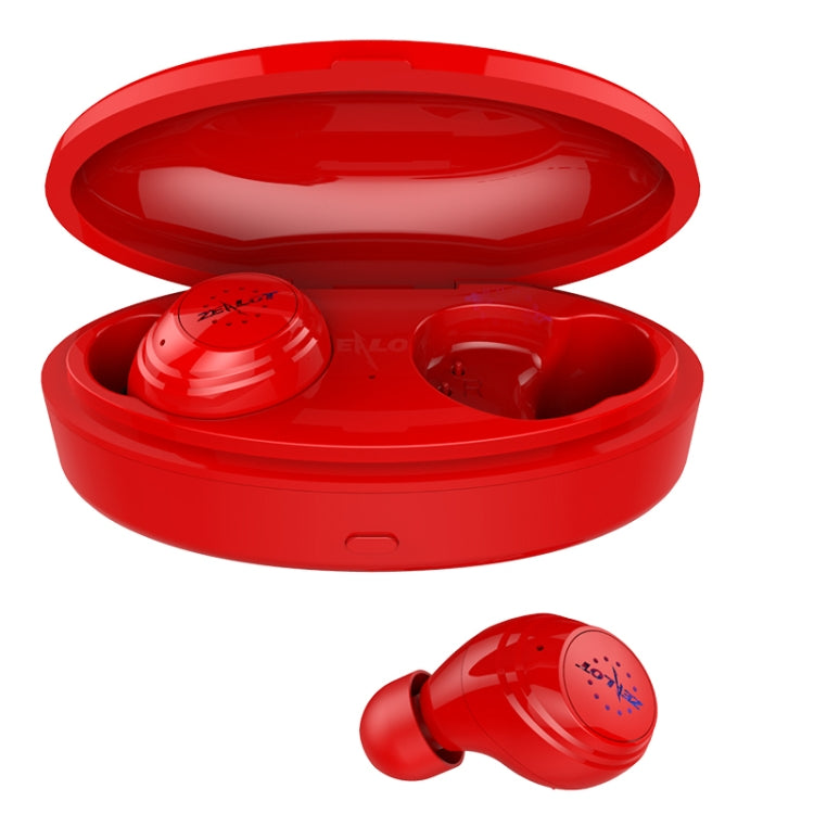 ZEALOT H19 TWS Bluetooth 5.0 Touch Wireless Bluetooth Earphone with Magnetic Charging Box, Support HD Call & Bluetooth Automatic Connection(Red) - TWS Earphone by ZEALOT | Online Shopping South Africa | PMC TechLife | Buy Now Pay Later Mobicred