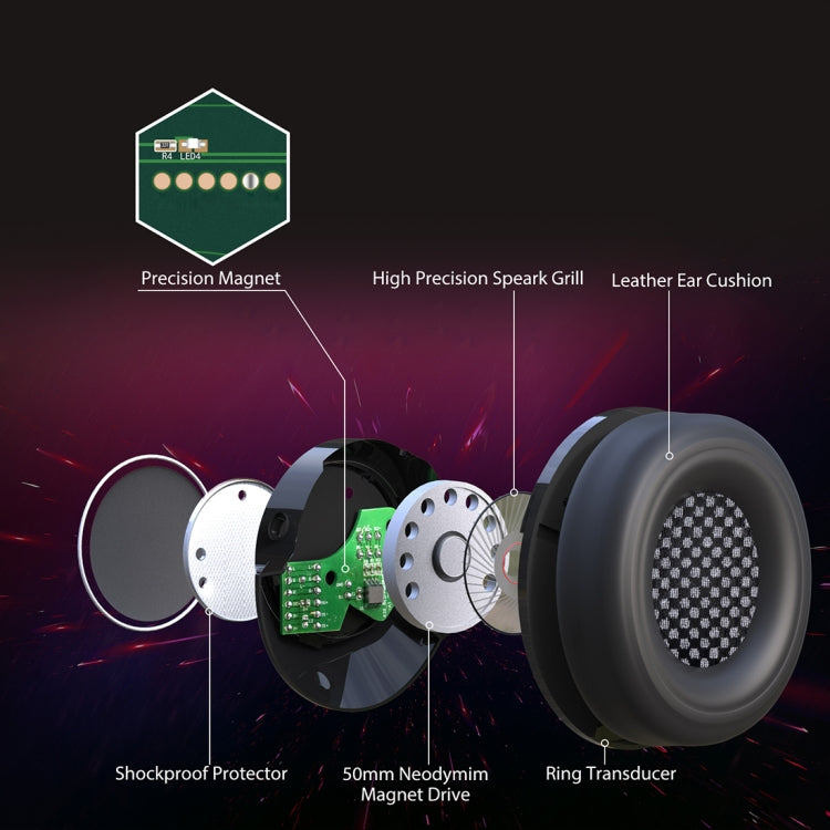 ONIKUMA K9 Single Plug RGB Adjustable Gaming Headphone with Microphone(Black) - free shipping - PMC TechLife - Order now!