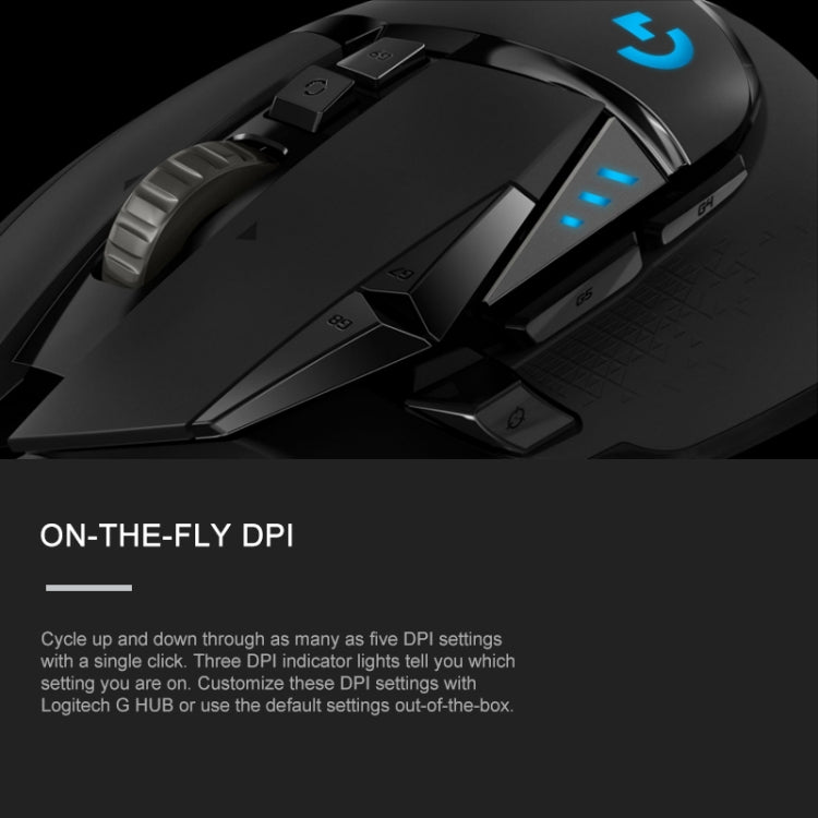 Logitech G502 HERO Wired Gaming Mouse with 11 Buttons, Length: 2.1m - free shipping - PMC TechLife - Order now!