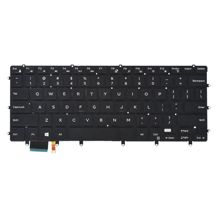 US Keyboard with Backlight for Dell xps 15 9550 9560 (Black) - Replacement Keyboards by PMC TechLife | Online Shopping South Africa | PMC TechLife
