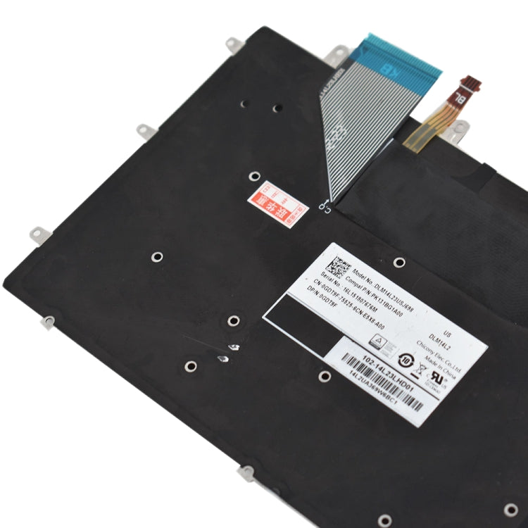 US Keyboard with Backlight for Dell xps 15 9550 9560 (Black) - Replacement Keyboards by PMC TechLife | Online Shopping South Africa | PMC TechLife