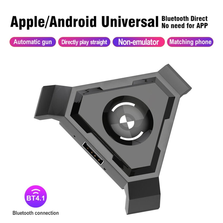 HXSJ P5 Bluetooth 4.1 Keyboard Mouse Bluetooth Gaming Converter, Can Not Be Pressed Version(Black) - free shipping - PMC TechLife - Order now!