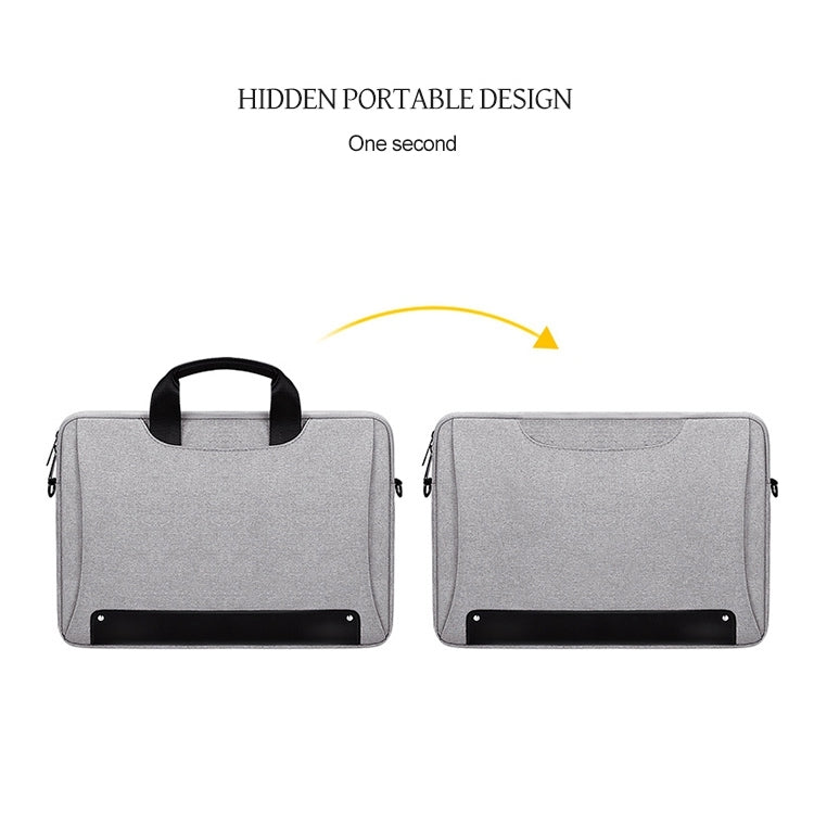 DJ08 Oxford Cloth Waterproof Wear-resistant Laptop Bag for 13.3 inch Laptops, with Concealed Handle & Luggage Tie Rod & Adjustable Shoulder Strap (Black) - free shipping - PMC TechLife - Order now!