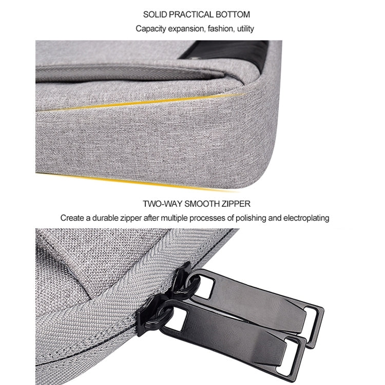 DJ08 Oxford Cloth Waterproof Wear-resistant Laptop Bag for 13.3 inch Laptops, with Concealed Handle & Luggage Tie Rod & Adjustable Shoulder Strap (Black) - free shipping - PMC TechLife - Order now!