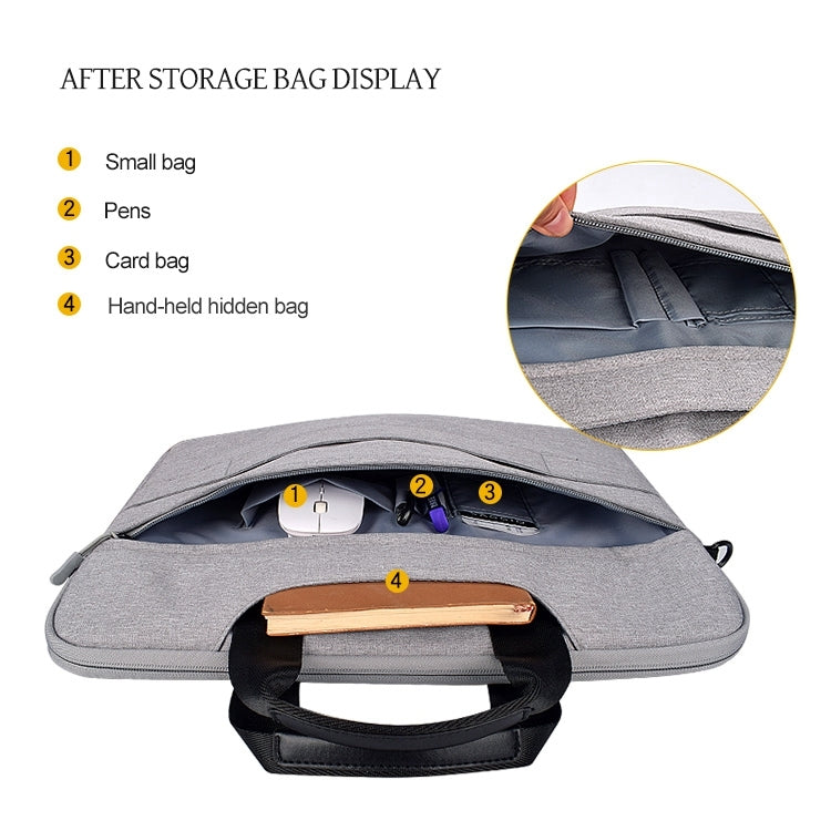 DJ08 Oxford Cloth Waterproof Wear-resistant Laptop Bag for 13.3 inch Laptops, with Concealed Handle & Luggage Tie Rod & Adjustable Shoulder Strap (Black) - free shipping - PMC TechLife - Order now!