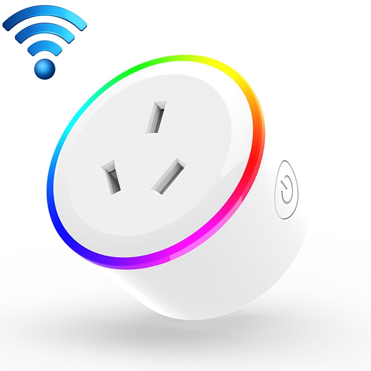 10A RGB Scene Light WiFi Remote Control Smart Socket Works with Alexa & Google Home & IFTTT, AC 100-240V, AU Plug - Smart Socket by PMC TechLife | Online Shopping South Africa | PMC TechLife