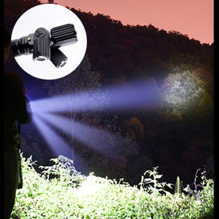 KS-738 USB Charging Waterproof T6+XPE Zoomable LED Flashlight with 4-Modes & 18650 lithium battery - LED Flashlight by PMC TechLife | Online Shopping South Africa | PMC TechLife