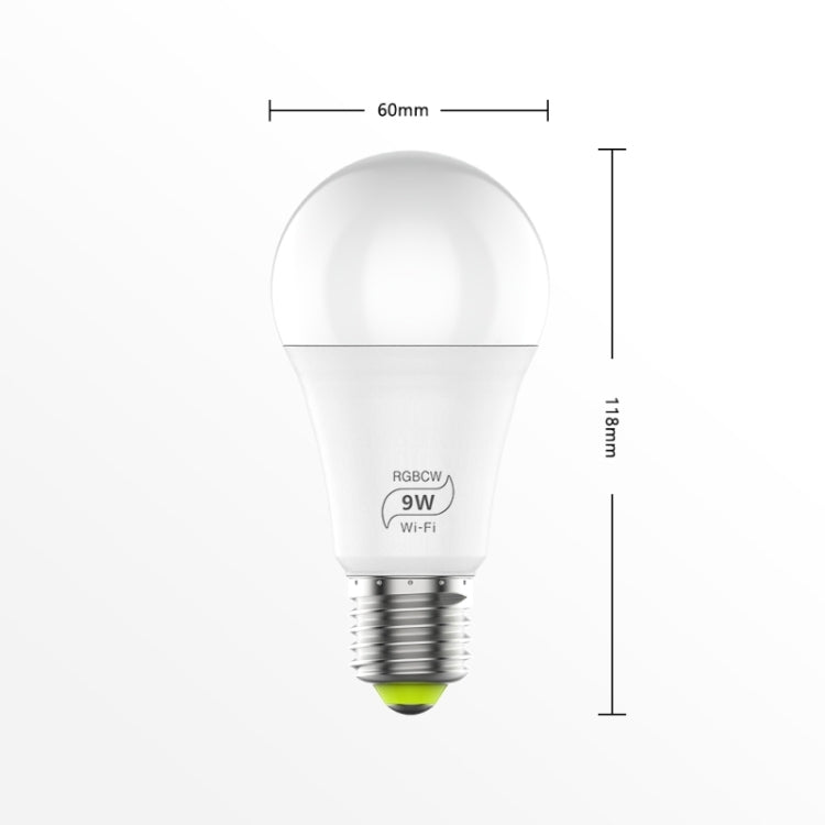 9W 110V E27 RGBCW WIFI LED Smart Bulb Wireless Smart Home Automation Light - Smart Light Bulbs by PMC TechLife | Online Shopping South Africa | PMC TechLife