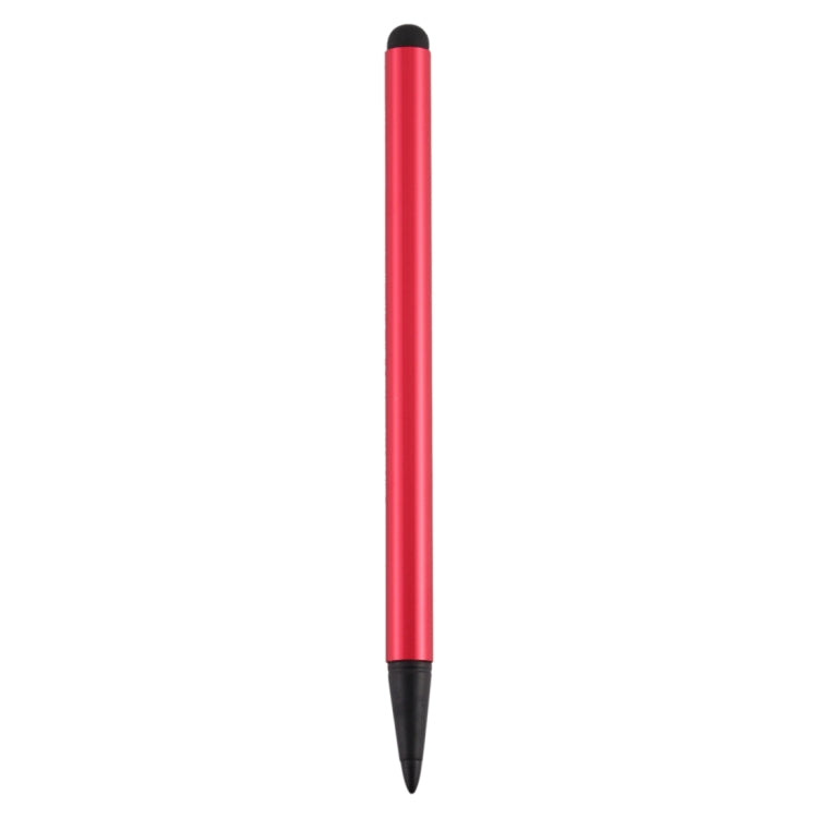 Resistive Capacitive Touch Screen Precision Touch Double Tip Stylus Pen(Red) - Stylus Pen by PMC TechLife | Online Shopping South Africa | PMC TechLife | Buy Now Pay Later Mobicred