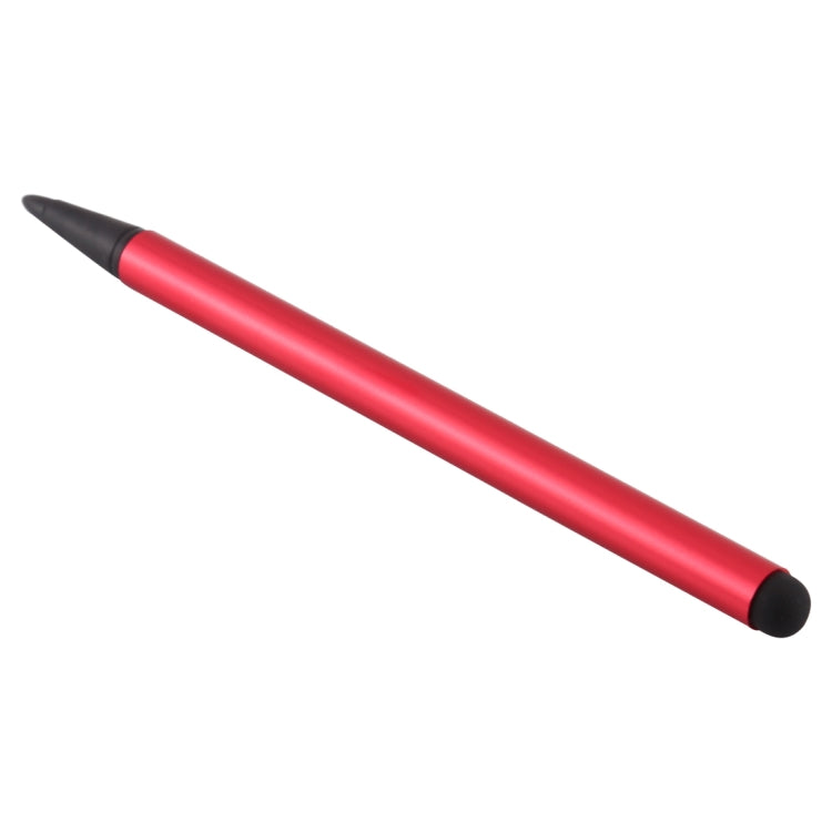 Resistive Capacitive Touch Screen Precision Touch Double Tip Stylus Pen(Red) - Stylus Pen by PMC TechLife | Online Shopping South Africa | PMC TechLife | Buy Now Pay Later Mobicred