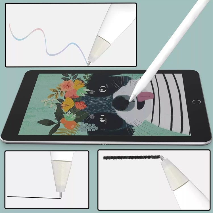 M2 Short Metal Pen Tip for Apple Pencil 1 / 2 (White) - Pencil Accessories by PMC TechLife | Online Shopping South Africa | PMC TechLife