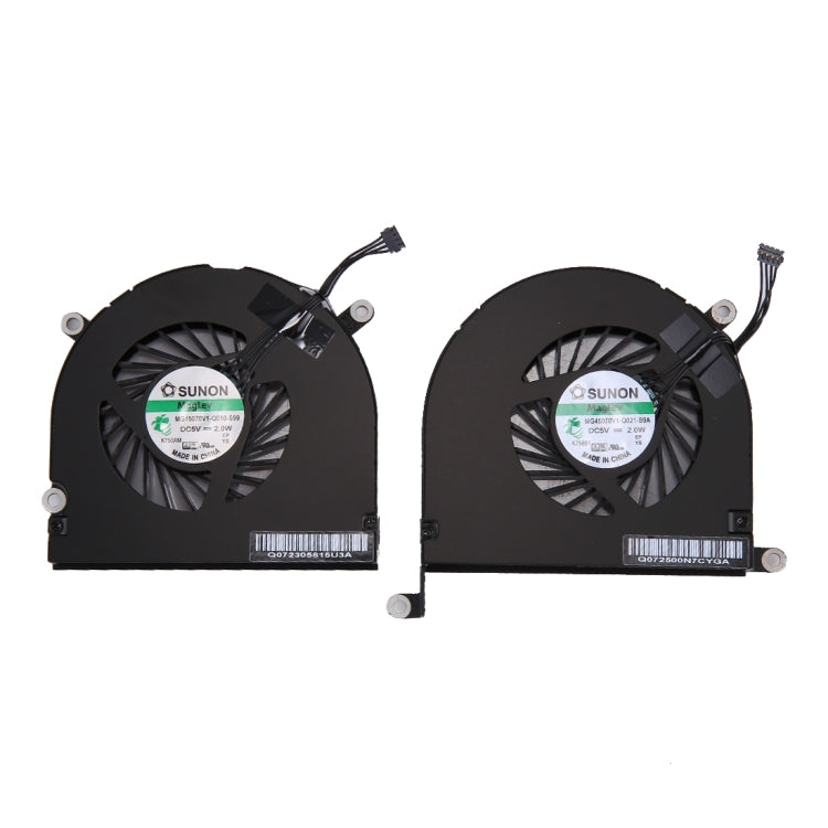 1 Pair for Macbook Pro 17 inch A1297 (2009 - 2011) Cooling Fans (Left + Right) - Cooling Fan by PMC TechLife | Online Shopping South Africa | PMC TechLife