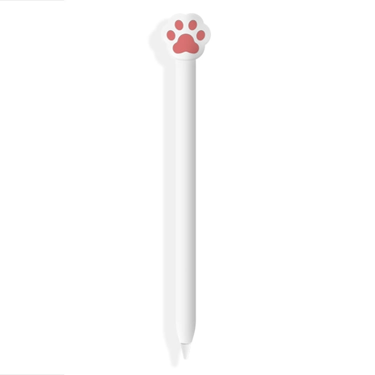 Cute Cartoon Silicone Protective Cover for Apple Pencil 2(White) - Pencil Accessories by PMC TechLife | Online Shopping South Africa | PMC TechLife