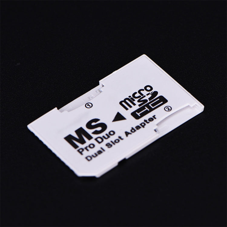 CR-5400 Dual Slot Micro SDHC(TF) to MS PRO Duo Adapter, Total Supported Capacity: 64GB - Card Adapter by PMC TechLife | Online Shopping South Africa | PMC TechLife